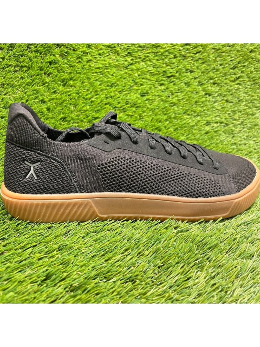 Flux Footwear Adapt Trainer Black Gum Mens Size 12 Athletic Knit Shoes Sneakers